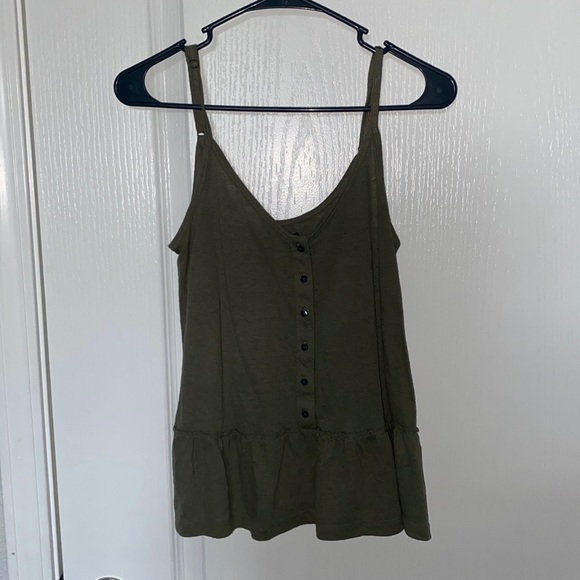 Abercrombie & Fitch Button Tank Top - Picture 1 of 2